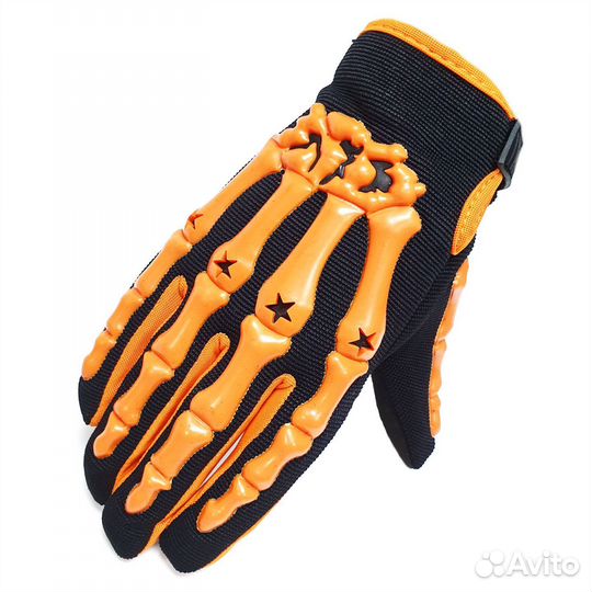 Мото перчатки Pro-Biker CE-04 оранжевые