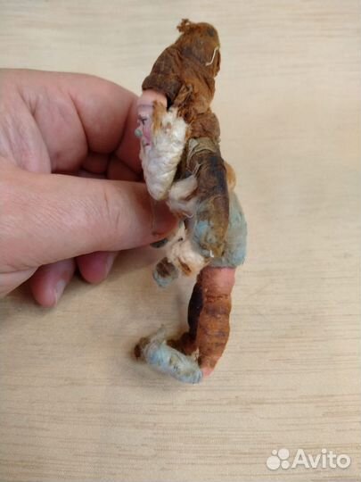 Ватная ёлочная игрушка Гном/старик