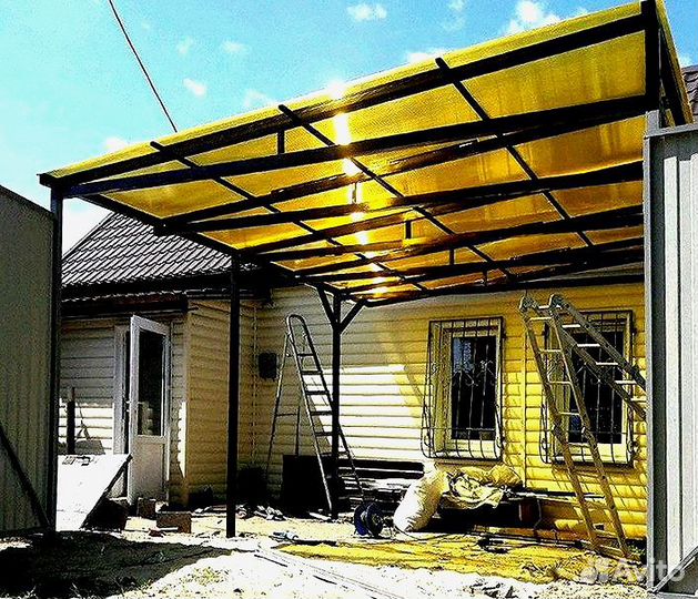 Навес для дачи