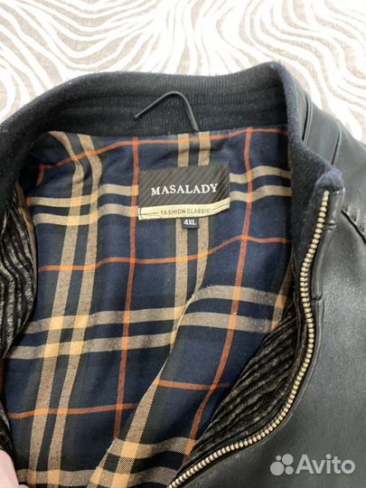 Кожаная куртка мужская