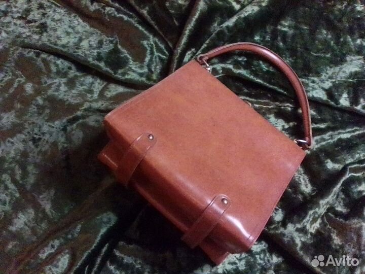 Сумка винтаж СССР кожа