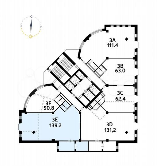 Офис в центре города 139,2 кв.м. с ндс
