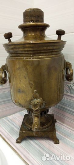 Самовар на дровах старинный