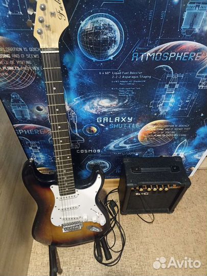 Электрогитара с комбиком BG MA15+ Joyo