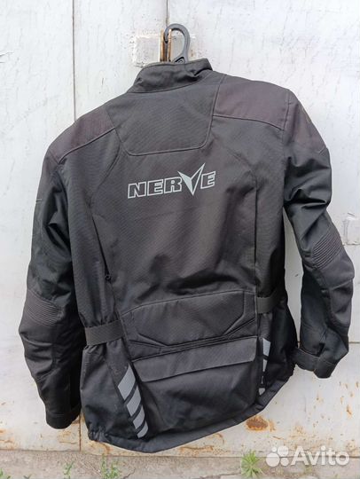 Мотокуртка туринговая черная