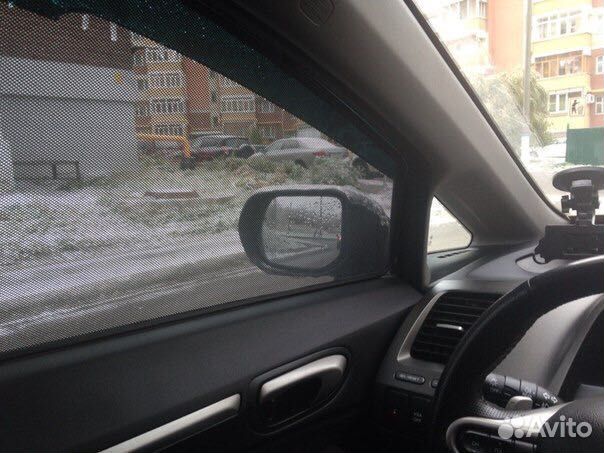 Каркасные шторы маг клей LADA Калина седан зад