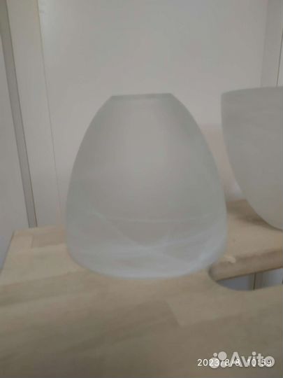 Плафон 4 вида стекло и тканевые