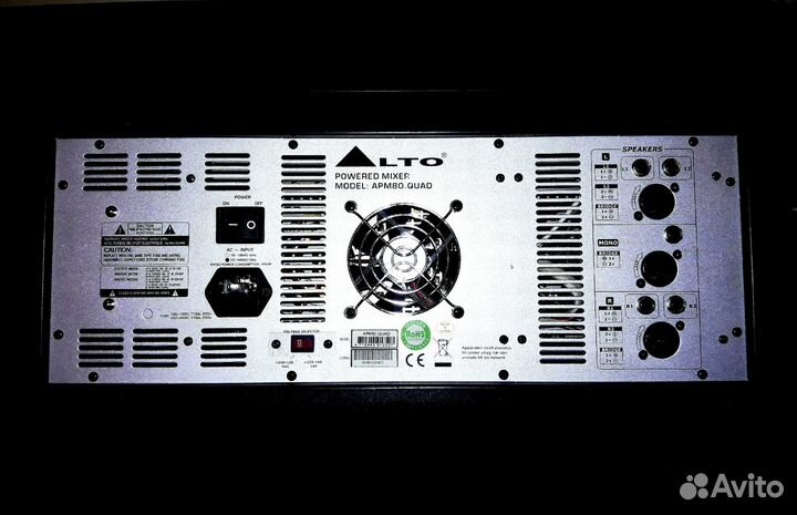 Активный микшерный пульт Alto Povered mixer APM80