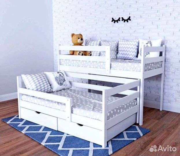 Двухярусная кровать детская