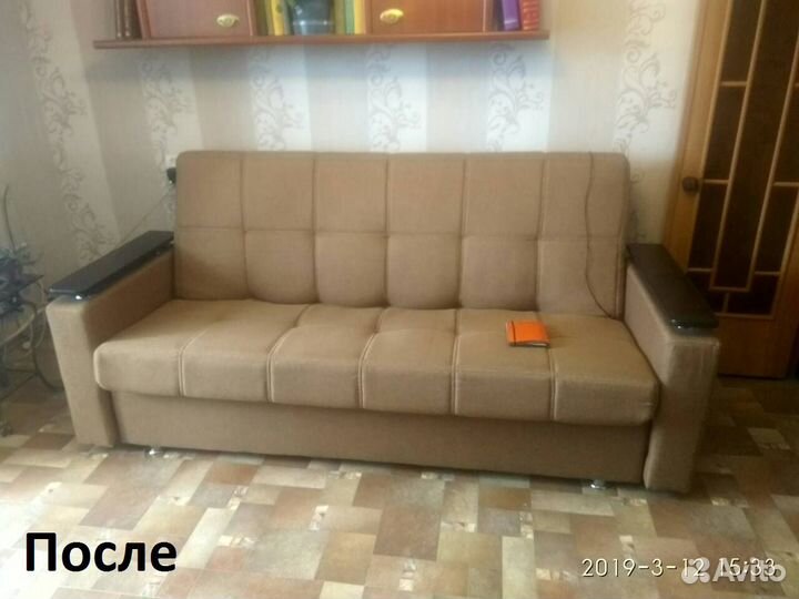 Перетяжка мебели мягкой, обивка и ремонт диванов