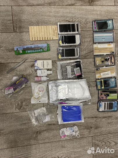 Пинцет для наращивания ресниц