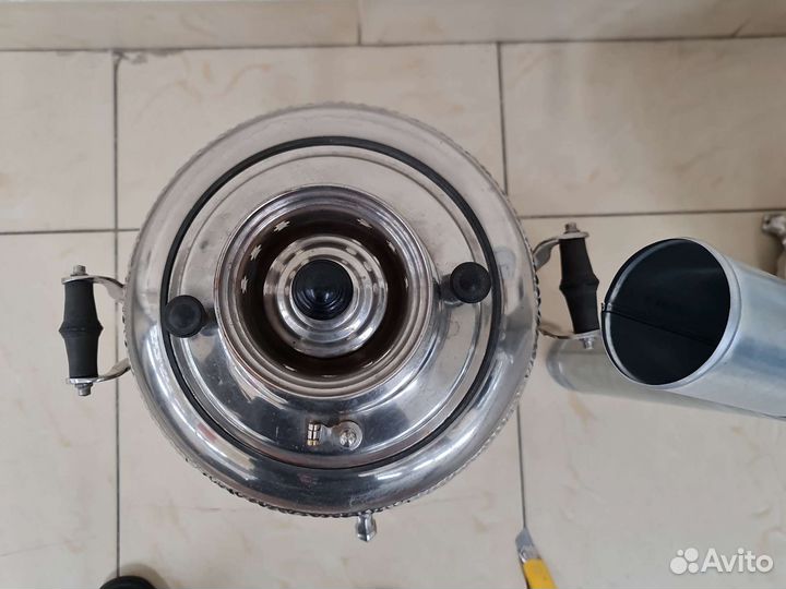 Самовар рюмка на дровах медный 