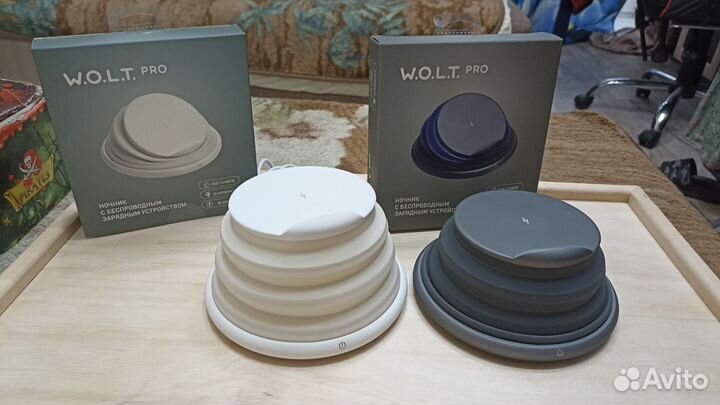 Беспроводная зарядка ночник