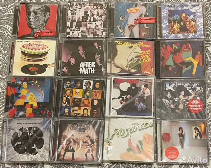 Фирменные и лицензионные CD, Зарубежные группы