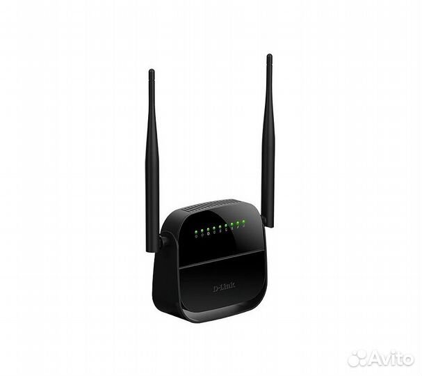 Wi-Fi роутер D-Link DSL-2750U/R1A, черный