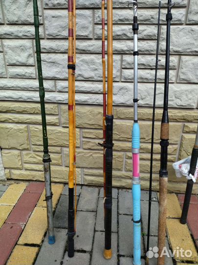 Удочки телескопические и бамбуковые