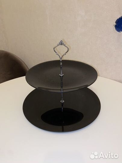 Фруктовница этажерка черная