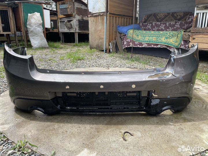 Задний бампер granta sport