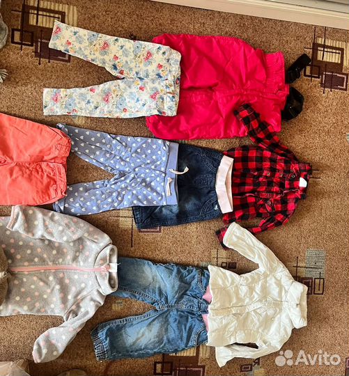 Пакет вещей на девочку 74-80