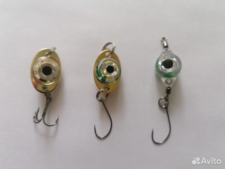 Блесна форелевая мигалка (триколор) 4.5 гр