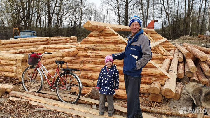 Срубы домов, бань, беседок, часовен, церквей