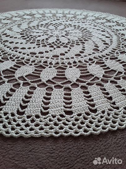 Скатерть вязаная ручная работа