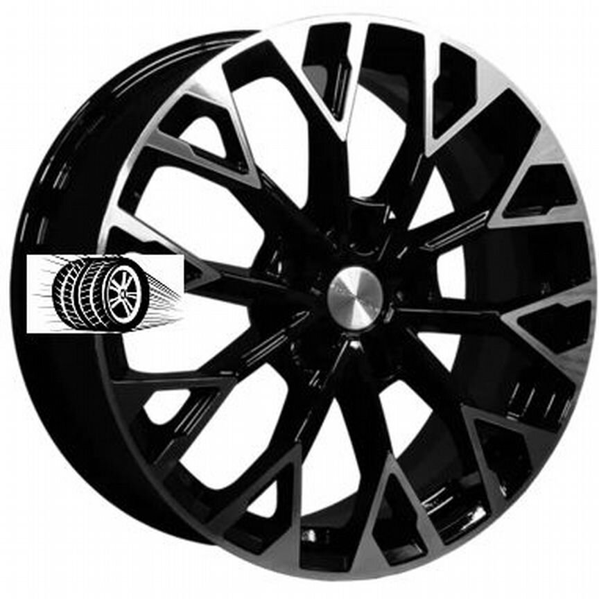 Литые диски Khomen Wheels 7×R17 5×108