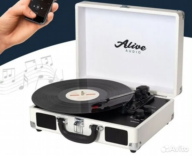 Новый виниловый проигрыватель Alive Audio lux