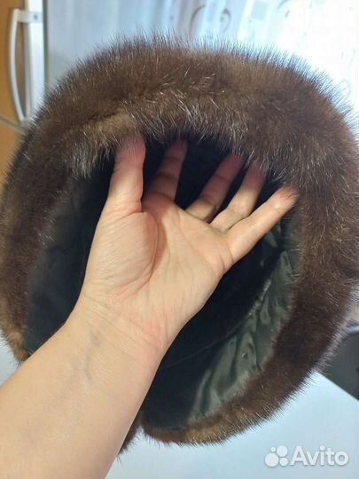 Шапка норковая женская