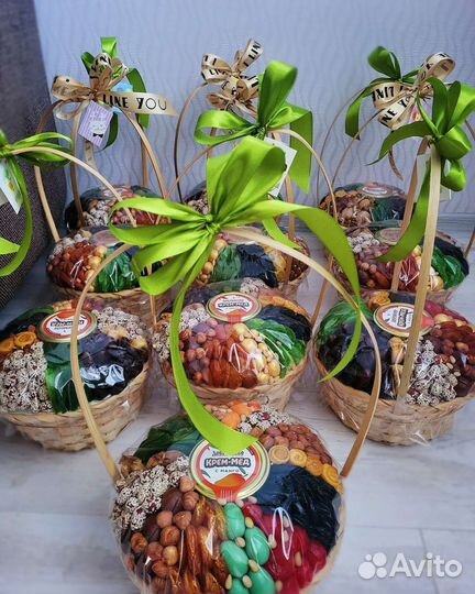 Ореховые корзинки/съедобный букет/день Матери