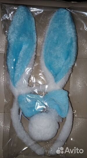 Набор Зайца (ушки, бантик, хвостик)