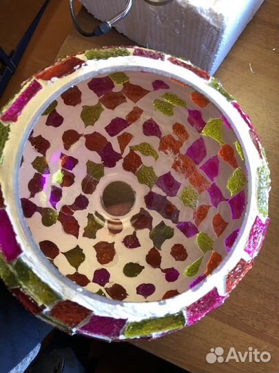 Светильник подвесной, потолочный.Шар.Стекло. Новый