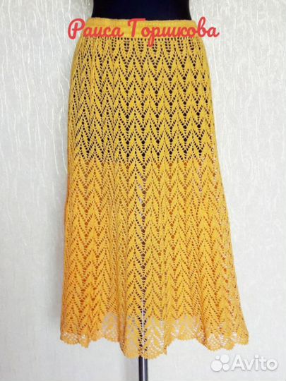Юбка вязаная крючком