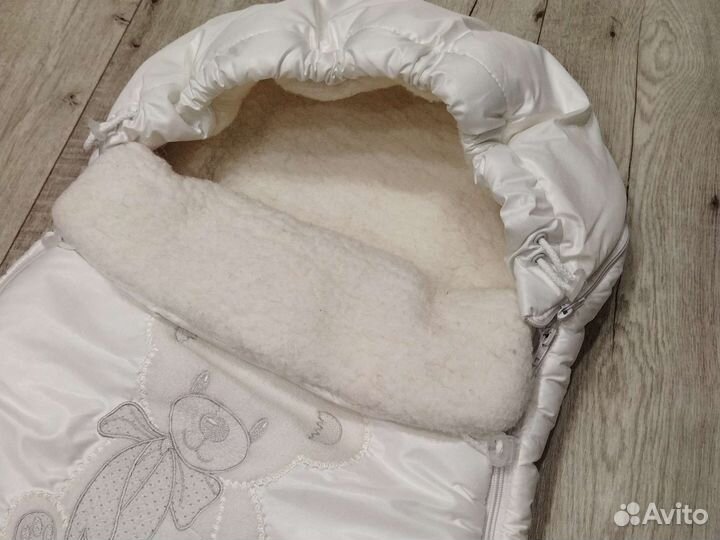 Зимний конверт на выписку