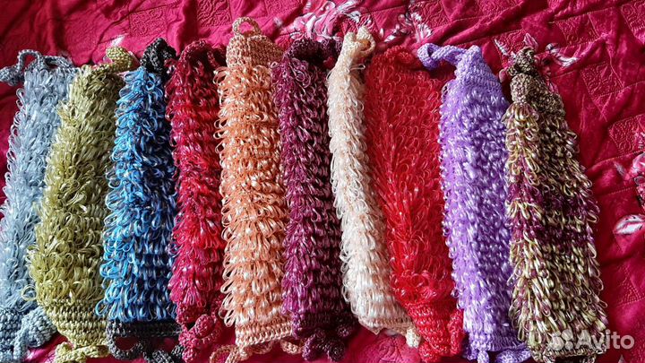 Мочалка ручной работы (шахтерская)