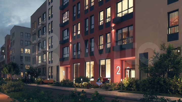 1-к. квартира, 40 м², 2/5 эт.