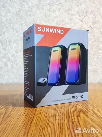 Колонки SunWind SP300, Sven 420 Bluetooth (новые)