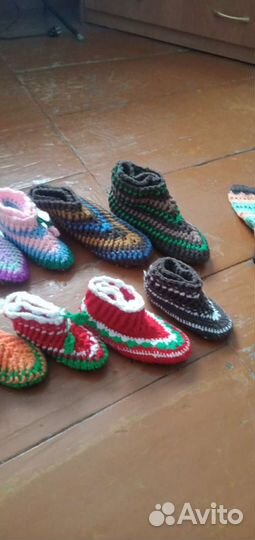 Носки вязанные
