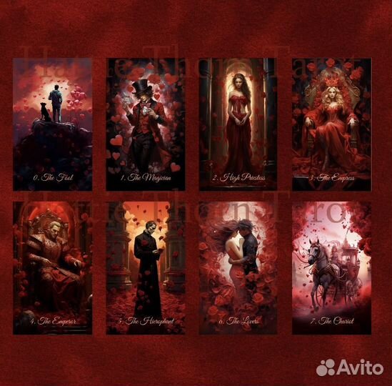 Scarlet Rose Love Tarot / Таро Алой Розы