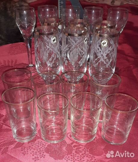 Рюмки,фужеры, бокалы СССР