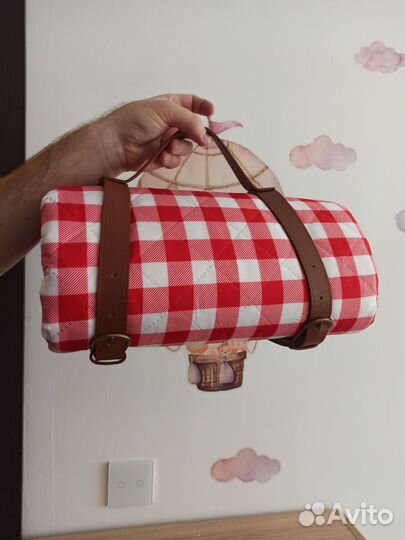 Коврик для пикника непромокаемый плед