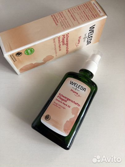 Weleda масло от растяжек новое, масло интимное