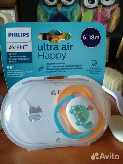 Пустышка avent 6 18