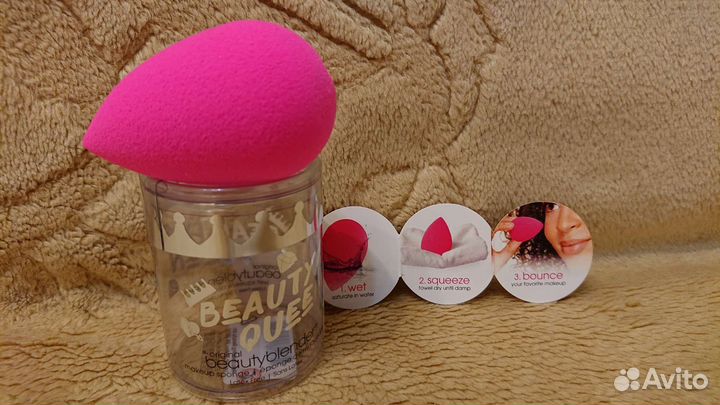 Спонж для лица BeautyblenderQueen(новый,оригинал)