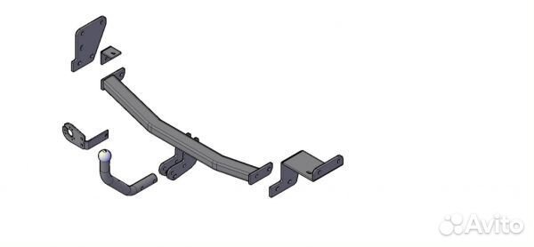 Фаркоп Киа (Kia) Ceed хетчбек 2012- (в т.ч.на рейс