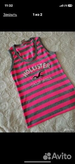 Майки Hollister оригинал