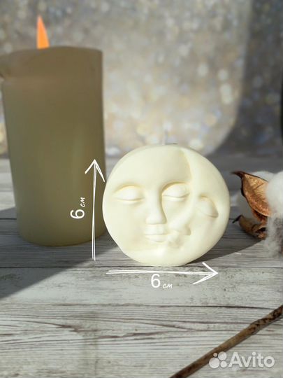 Свеча интерьерна из соевого воска