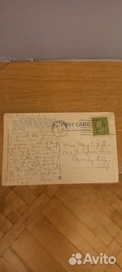 Почтовые марки США открытка