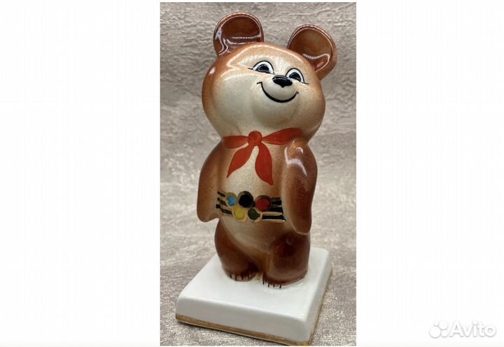 Олимпийский Мишка в галстуке. Олимпиада 1980