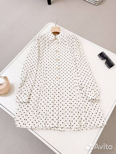 Платье мiu мiu из шелка в наличии